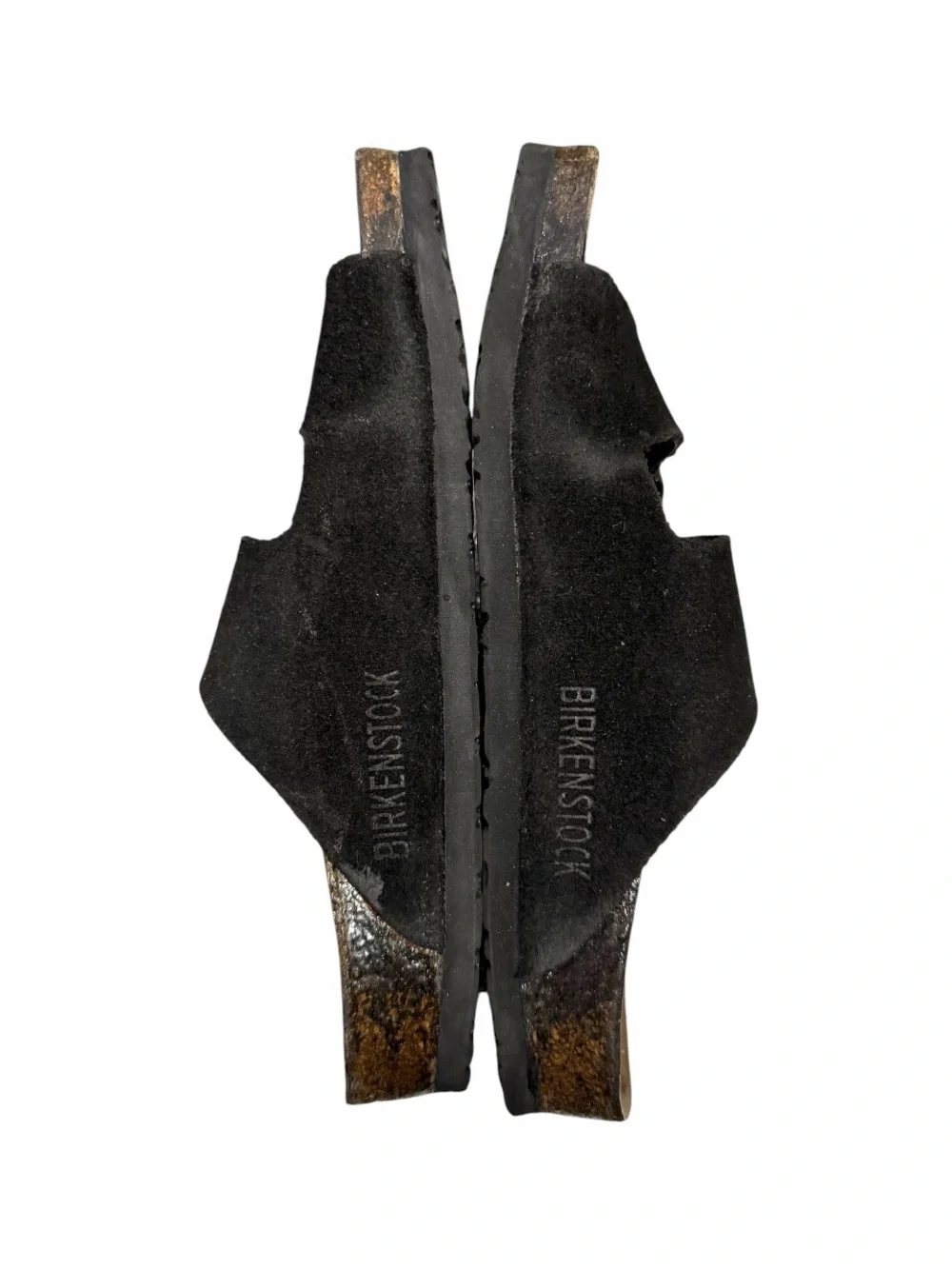 Birkenstock Arizona Black Suede Sandals